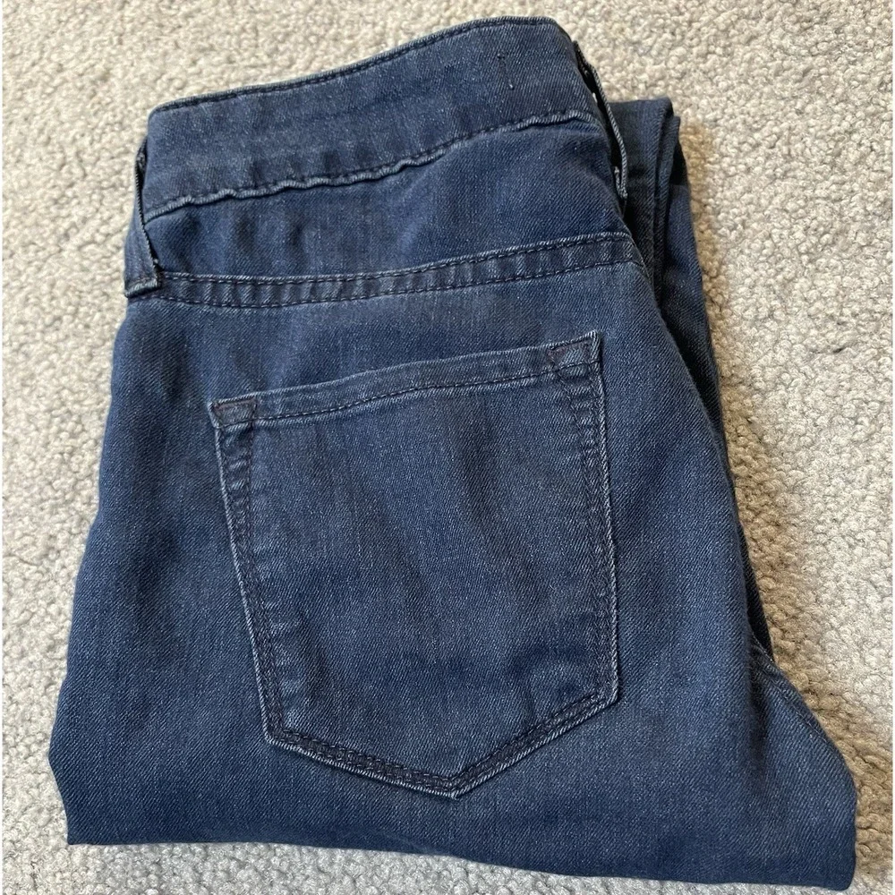 Vince USA Low Rise Skinny Jeans Women's Sz 24 Blue Chambray Slim Fit Rock Grunge